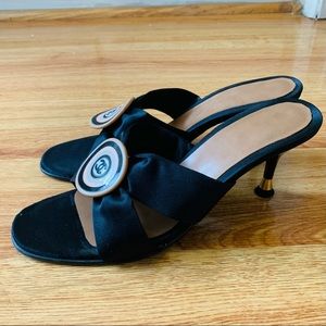 One day sale!🎉 Vintage Chanel Satin Mules 7